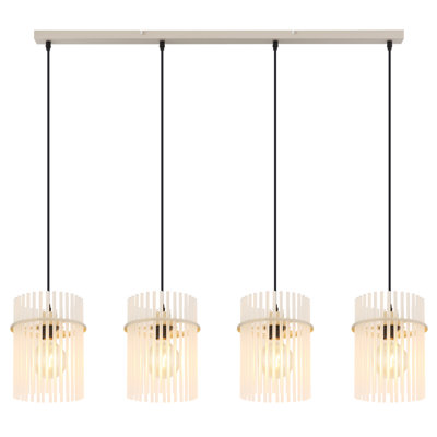 Suelyn 4 - Light Natural Geometric Pendant