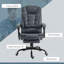 Fauteuil de massage vibrant Vinsetto à 7 points avec dossier inclinable, bleu-1618132440