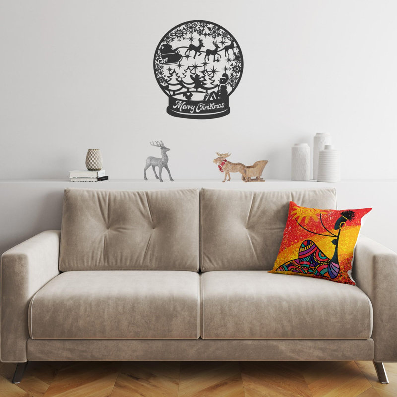 Coussin lavable de qualité supérieure, 17,0 x 17,0 pouces, 50% coton / 50% polyester, rembourrage en silicone, fermeture à glissière dissimulée | Doux, confortable et repassable | Parfait pour la décoration intérieure, le salon et la chambre à cou