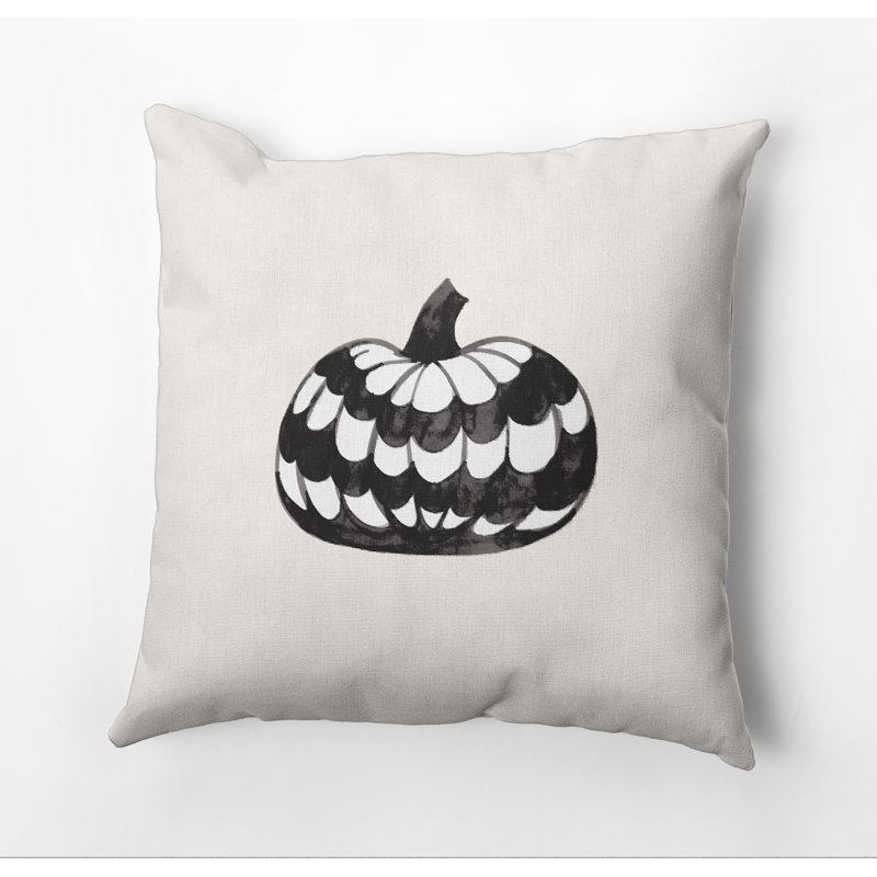 Outdoor Reversible Throw Pillow, White, 16"x16"