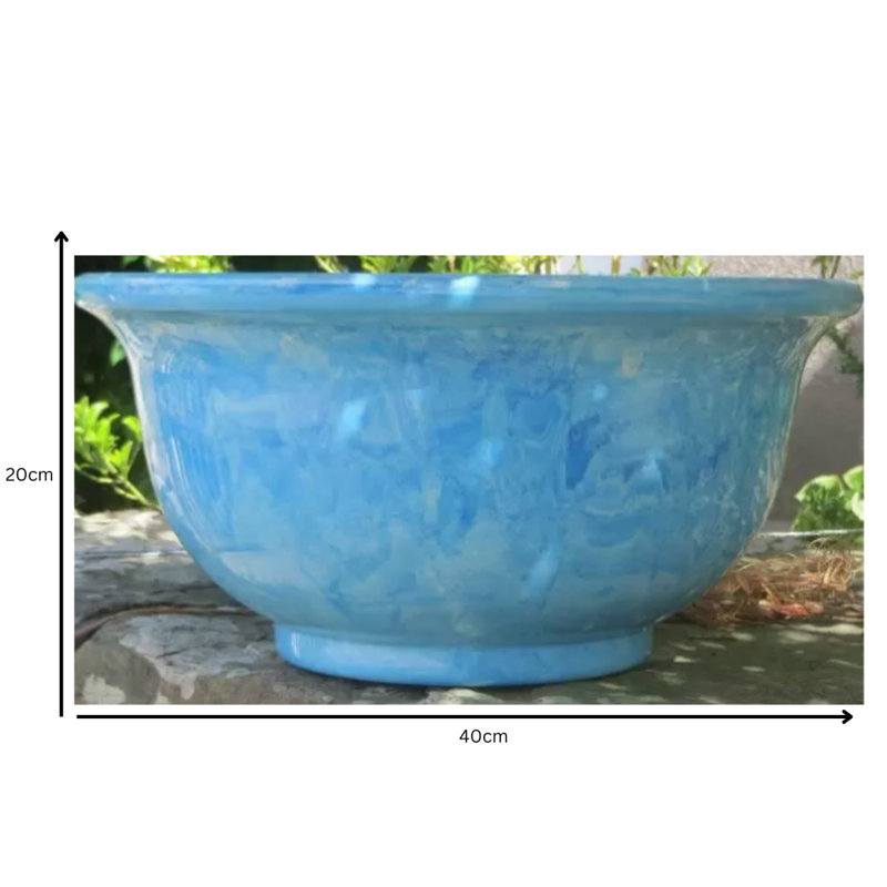 Kylemore Plant Pot, Powder Blue