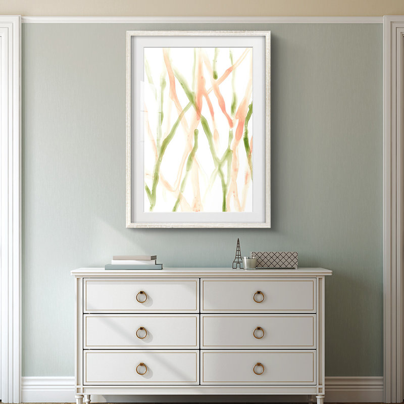Runnel XIII -Framed Print, 28.5" H x 20.5" W, White