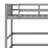 Solid Wood Loft Bed With Ladder
