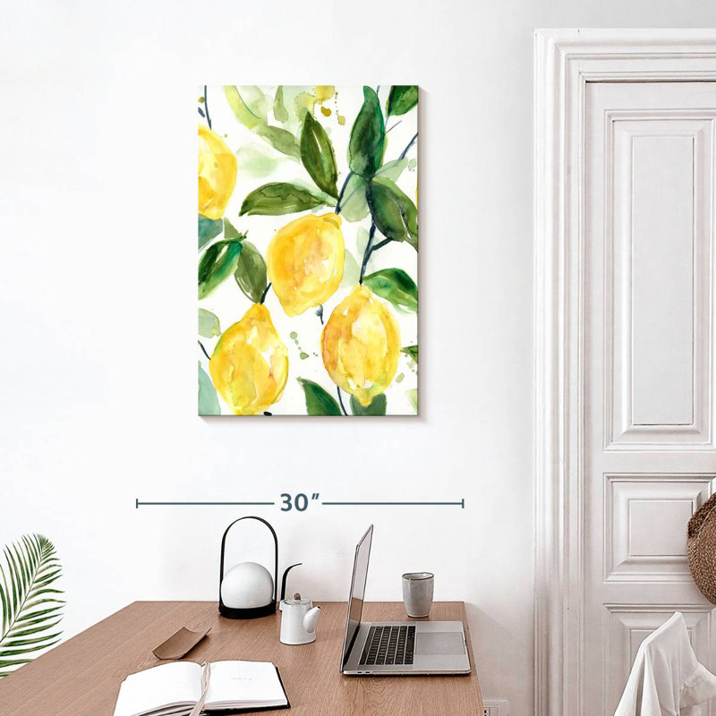 Yarlin Lemony Branch II, 30" H x 20" W