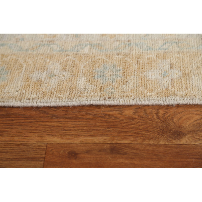 Tapis oriental en laine Oushak noué à la main 2 x 3