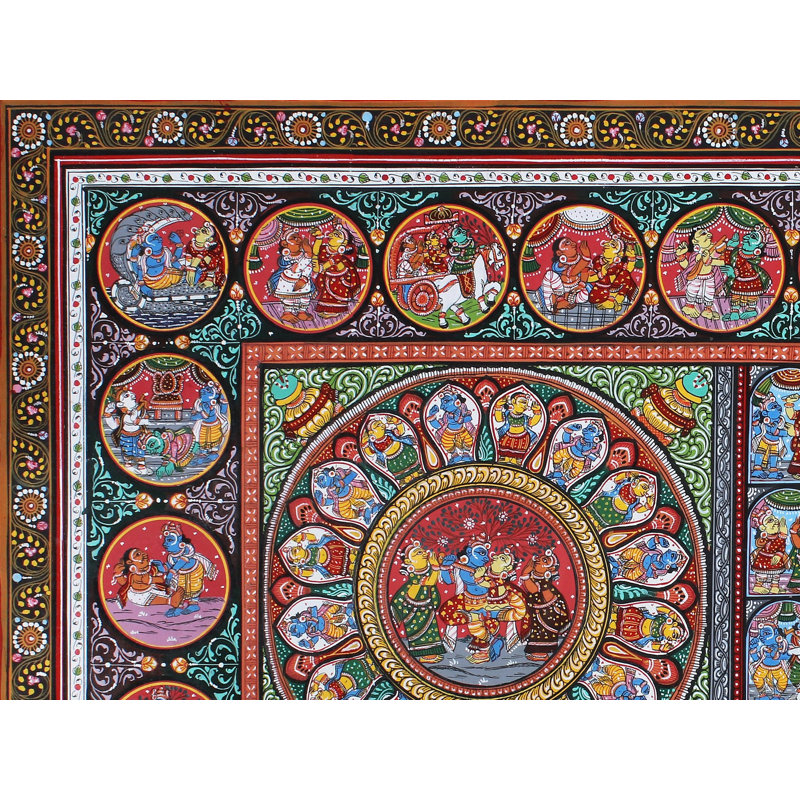 Radha Krishna avec Krishna Leela