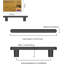 10 Pack Cabinet Pulls, Zinc Alloy Modern Handle For Kitchen & Bathroom, 3.75 Inch Hole Centre, Durable Ambidextrous Drawer Pulls-114829802-114829804