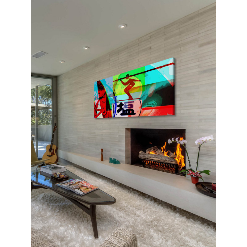 1 Piece Wrapped Canvas Wall Art, 57cm H x 114cm W