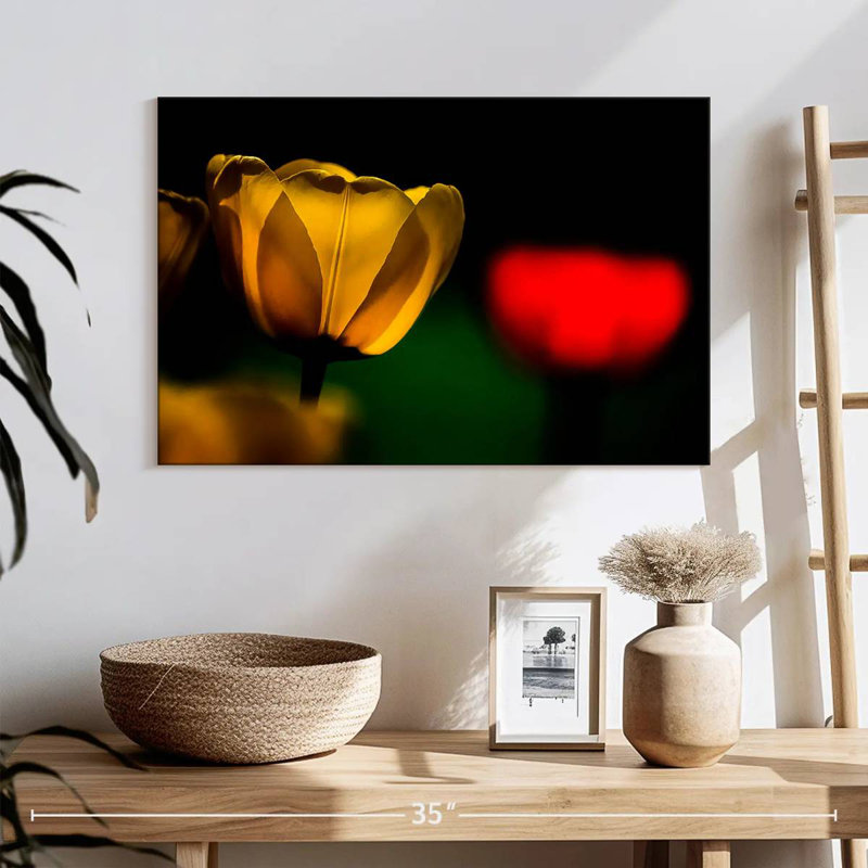 Harnek tulipes jaunes en fleurs, H 8 po x l 12 po