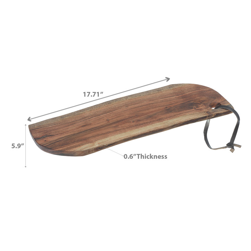 Planche de service en bois d'acacia