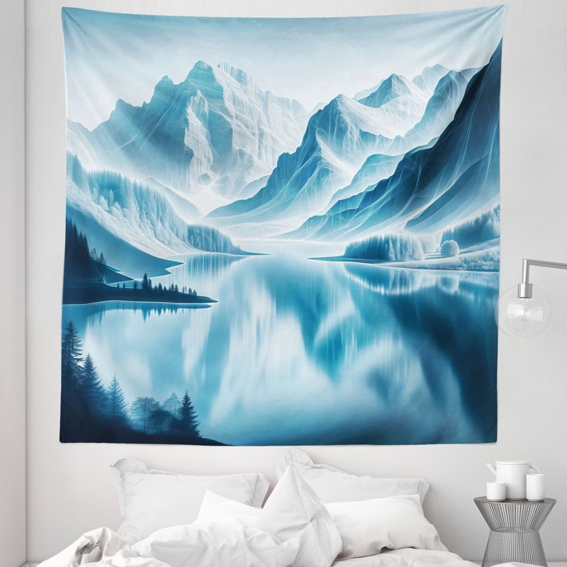 Tapisserie en microfibre, H 88 po x l 88 po