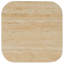 Table d'appoint courte en marbre Fedo