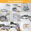 Luminaire moderne en cristal pour lustre de salon