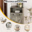  Armoire de rangement avec portes et tiroirs, armoire de ferme avec tablettes réglables-70959084
