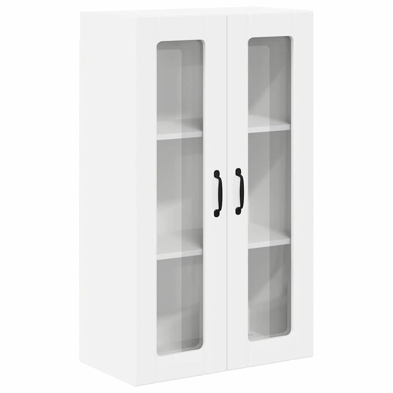 Vidaxl Kitchen Wall Cabinet White 60 X 31 X 100 Cm Engineered Wood, High Gloss White, 100cm H x 60cm W x 31cm D