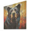 Illustration abstraite d'ours coloré II - Ours sur bois-1711350914