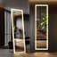 Miroir sur pied 3 lumières avec pied-2094578817
