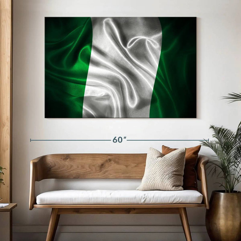 Borges, vignette du drapeau nigérian