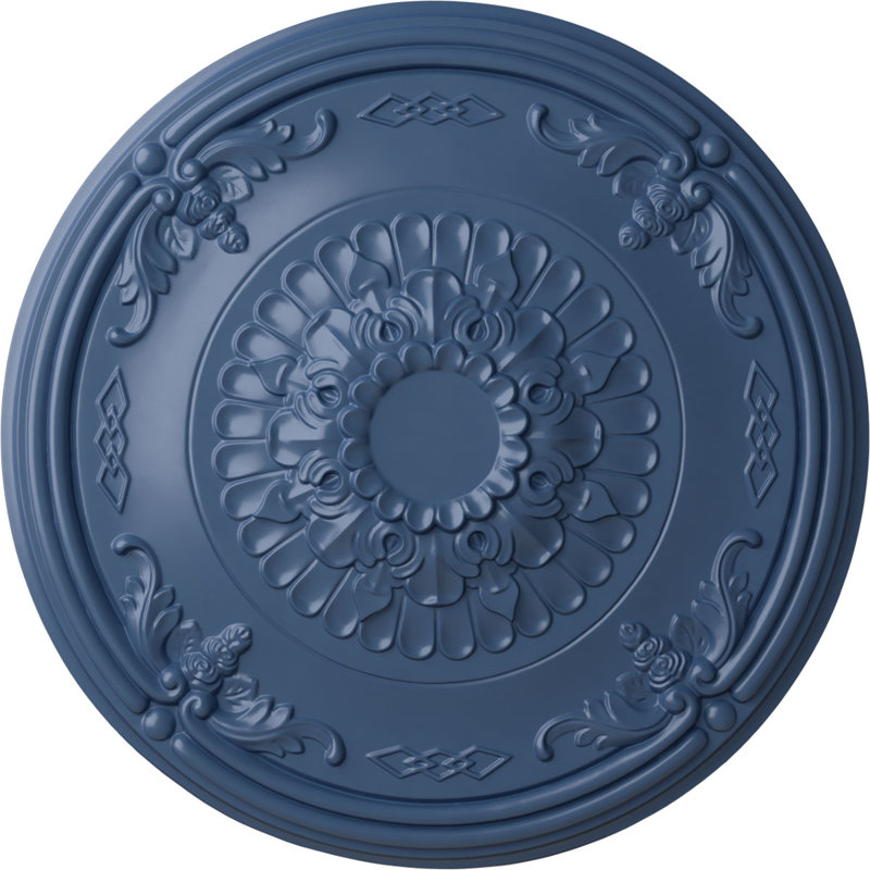 Endurathane Athens Ceiling Medallion, 26 1/4"OD x 3 1/4"P (Fits Canopies up to 3 5/8"), Hand-Painted Americana Finish