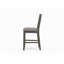 Ensemble de chaises à hauteur de comptoir en polyester gris et gris clair Josephine