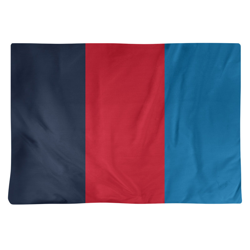 Récapitulatif de 18 po Mississippi Rebellion, Bleu marine / rouge / bleu poudre, Polyester sergé