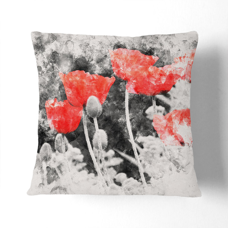 Square Throw Cushion, 40cm H x 40cm W x 15cm D