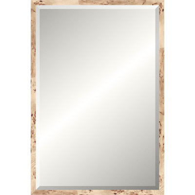 Blonde Burl Mirror