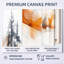 Impression sur toile encadrée orange gris Cassius III - Serene, paysage-1969946048-1969946060