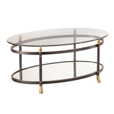 Table basse à 4 pieds avec rangement