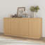 Buffet 62,6 pouces avec 4 portes et tablettes