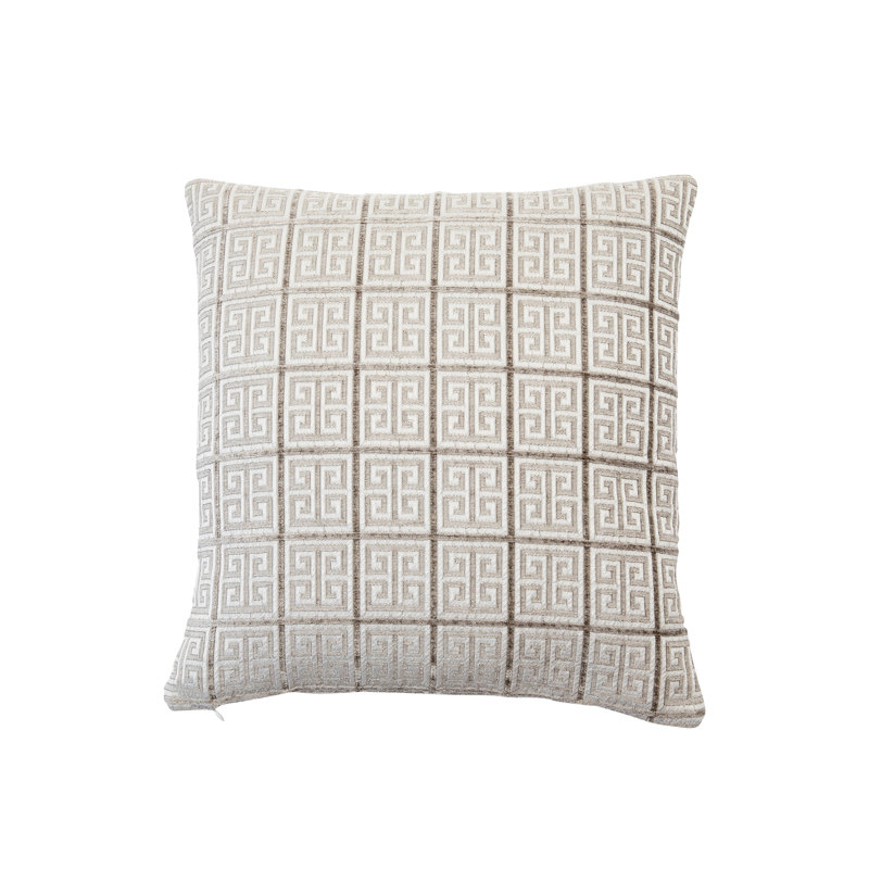 Coussin Athena, 18 po x 18 po, Argent