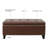 Marliese PU Leather Storage Ottoman with Wooden Legs-121935979