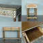 Console en bois massif de style bohémien