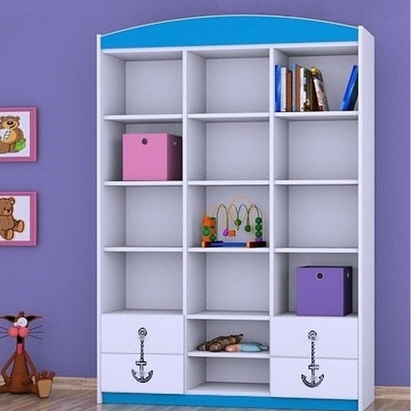 Elsa 183cm H X 132cm W Kids Cube, Blue