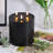 Extra Large Flameless Candles with 3 Wicks – Battery Operated Real Wax LED Candles-467387259