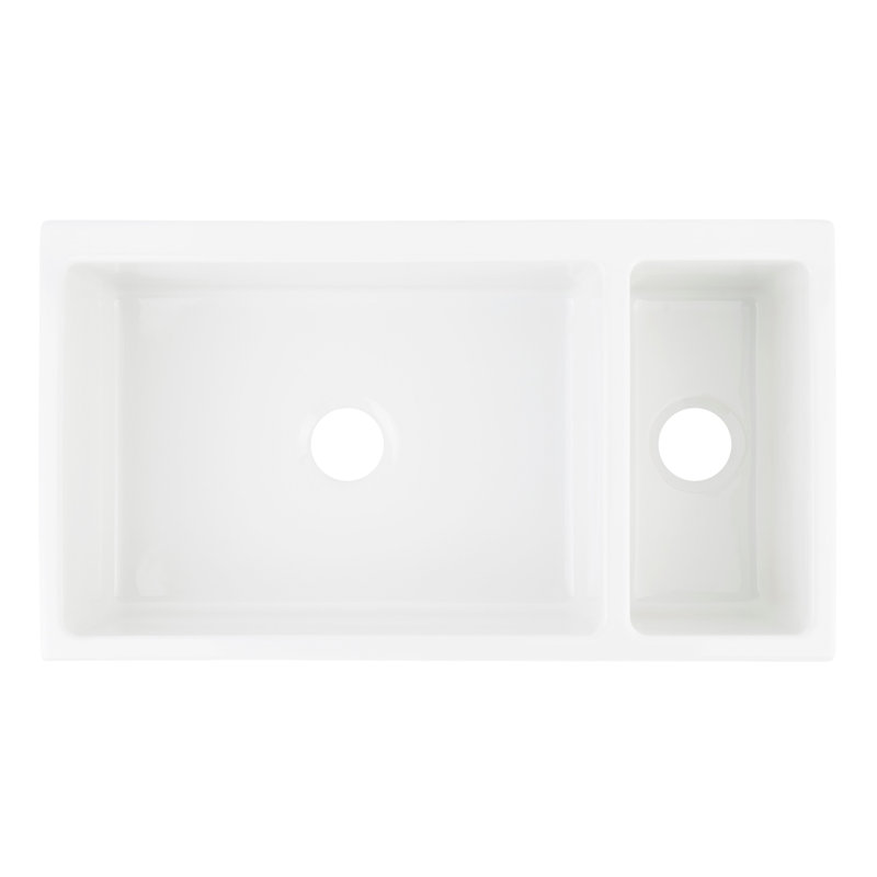 Gallo 36" L Double Basin Farmhouse / Apron Kitchen Sink