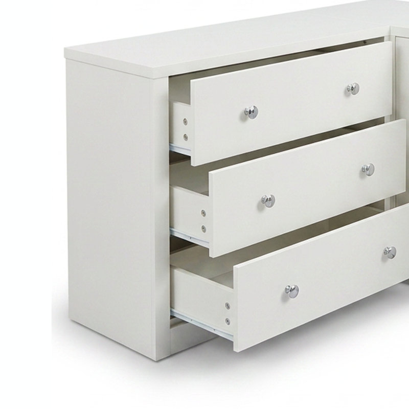 Armoire de rangement en coin avec 3 tiroirs