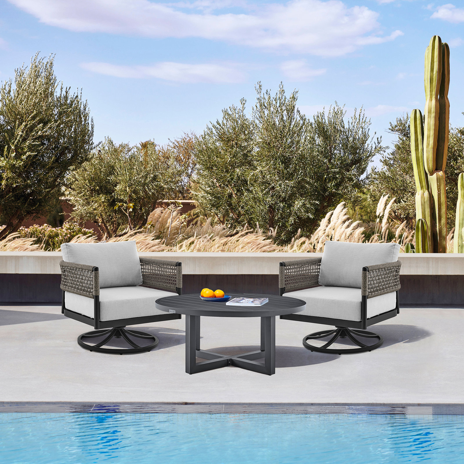 Scotia Outdoor Chair with Sunbrella® Cushions
