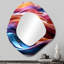 Singleton - Abstract Fractal 3D Shapes Irregular Modern Large Wall Mirror-107230464