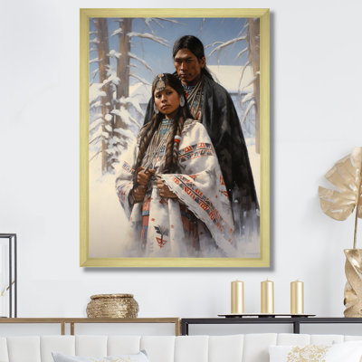 " Native Winter Traditional Warrior "