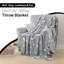 Jeté Ben & Jonah Glow In The Dark - polyester doux 50 po x 70 po, motif étoile et lune lumineux pour des nuits douillettes
