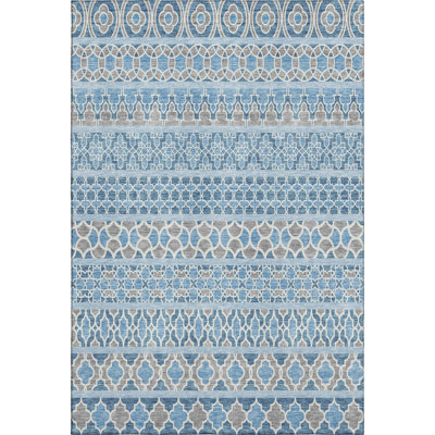 Premium Machine Washable Prisco Sky Rug