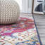 Tapis fuchsia / blanc Cockburn Bohemian FLAIR Boho-513927971