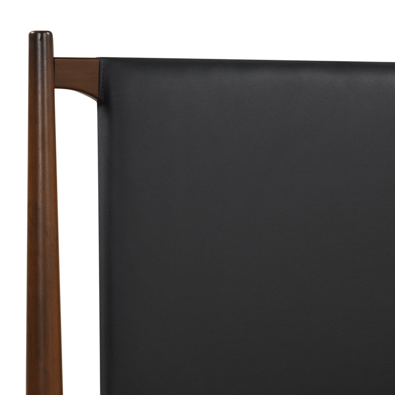 Willeke Wood Platform Bed, Cherry Brown, King