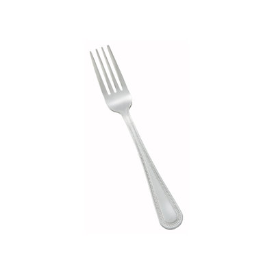 Fourchette à dîner en acier inoxydable Dots, poids lourd, 8,5 po (paquet de 12)