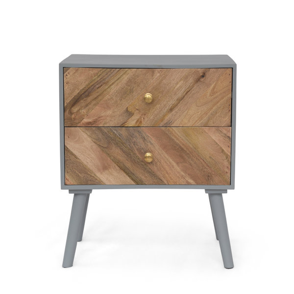 George Oliver Solid Wood Nightstand | Wayfair