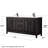 Daria 72 " W Freestanding Standard Double Vanity Bathroom Vanity With Carrara Marble Top-61132183-61132184-80205427