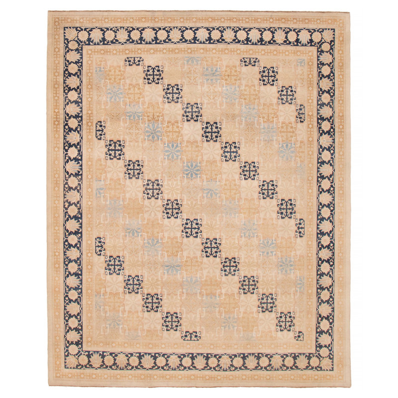 Aliyus One-of-a-Kind Rectangle 7'11" X 9'10" 1990's Wool Area Rug