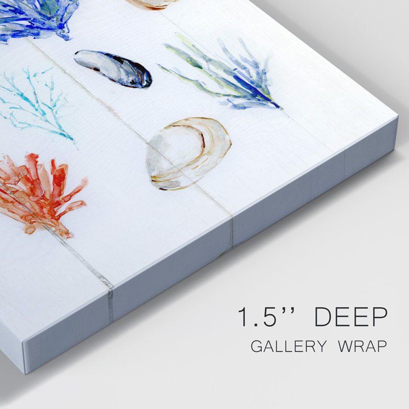 «Ocean Treasures», impression sur toile tendue, H 18 po x l 12 po x P 1 po