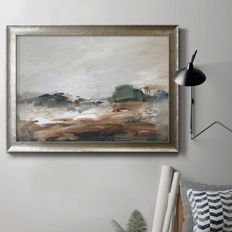 Lingering Light III - Peinture sur toile encadrée, L 20 po x H 16 po